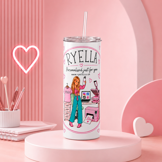 Personalised 20oz Tumbler – Any Name, Text or Design