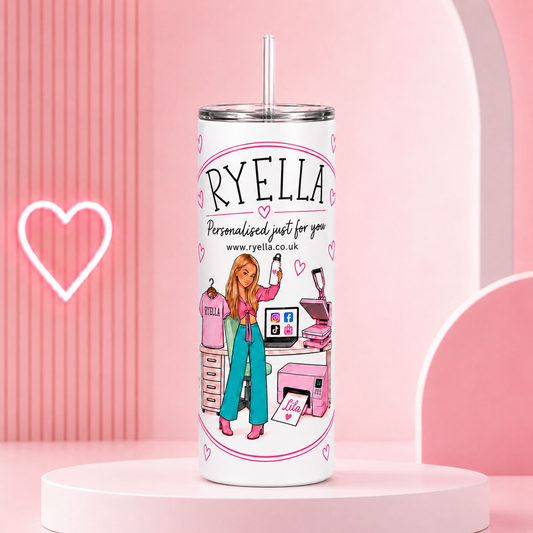 Personalised 20oz Tumbler – Any Name, Text or Design