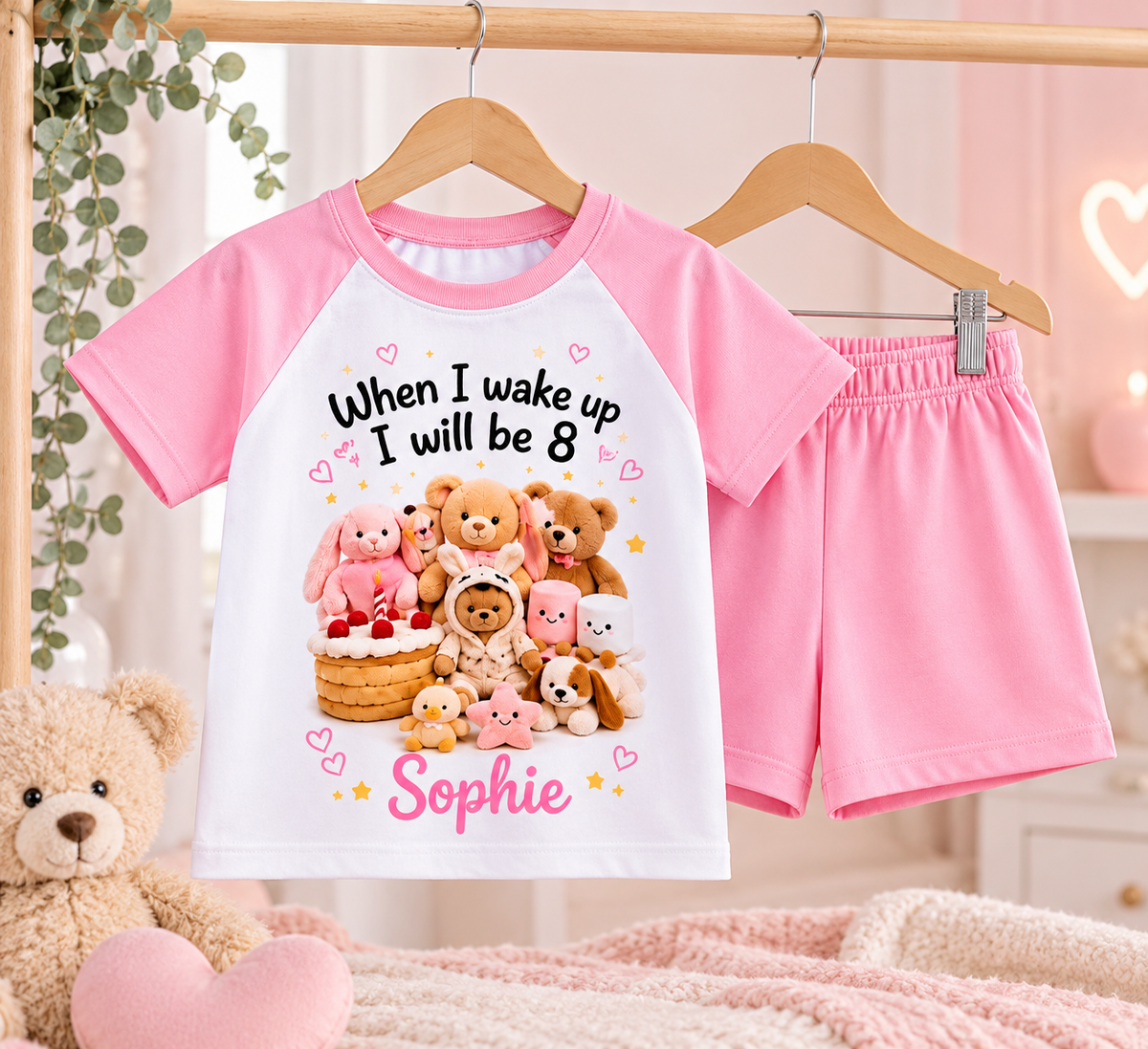 When I Wake Up Birthday Pyjamas – Personalised Name & Age