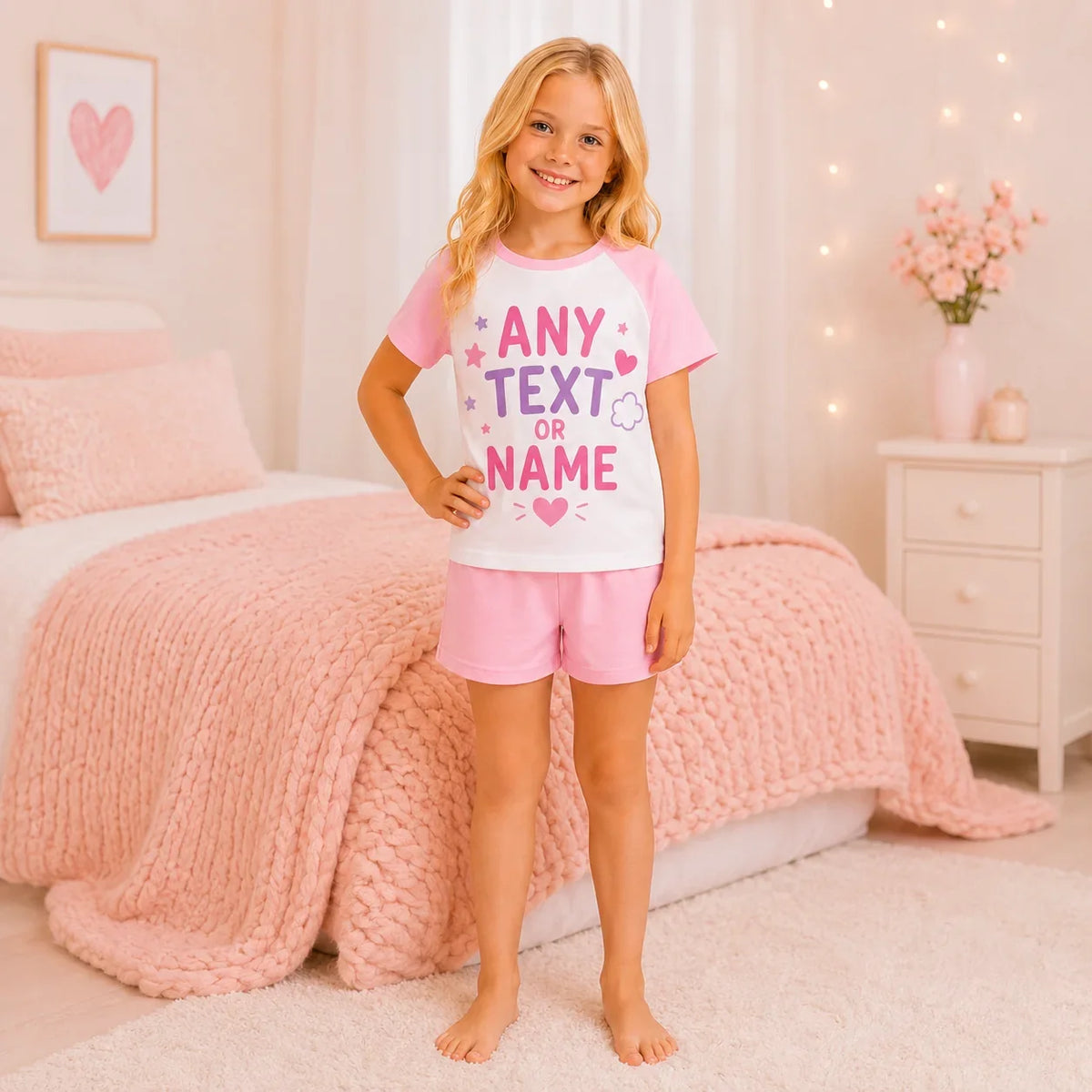 Personalised Kids Pyjamas – Any Name, Wording or Design