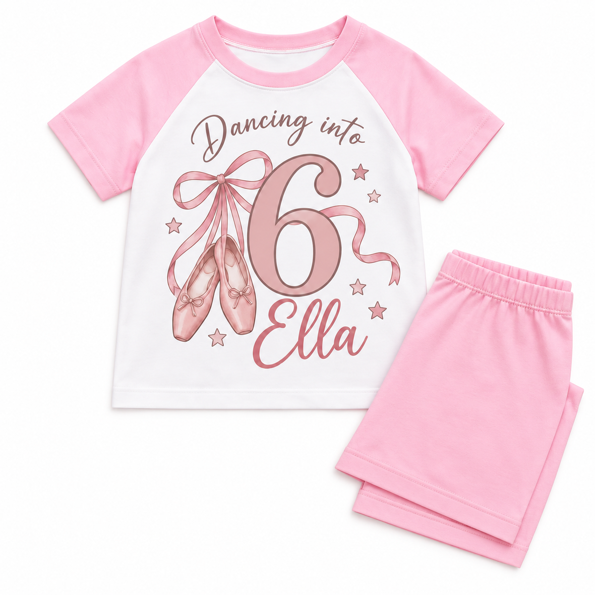 Personalised Girls Ballet Birthday Pyjamas – Dancing Into