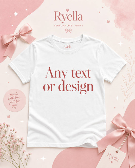 Personalised Kids Birthday T-Shirt – Any Name, Age or Design