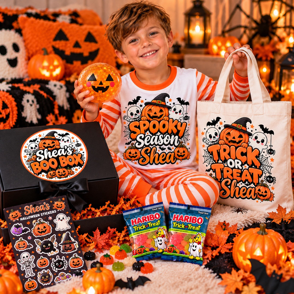 Personalised Halloween Boo Box | Pyjamas, Tote & Treats