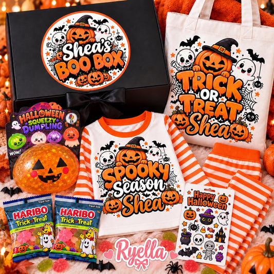 Personalised Halloween Boo Box | Pyjamas, Tote & Treats