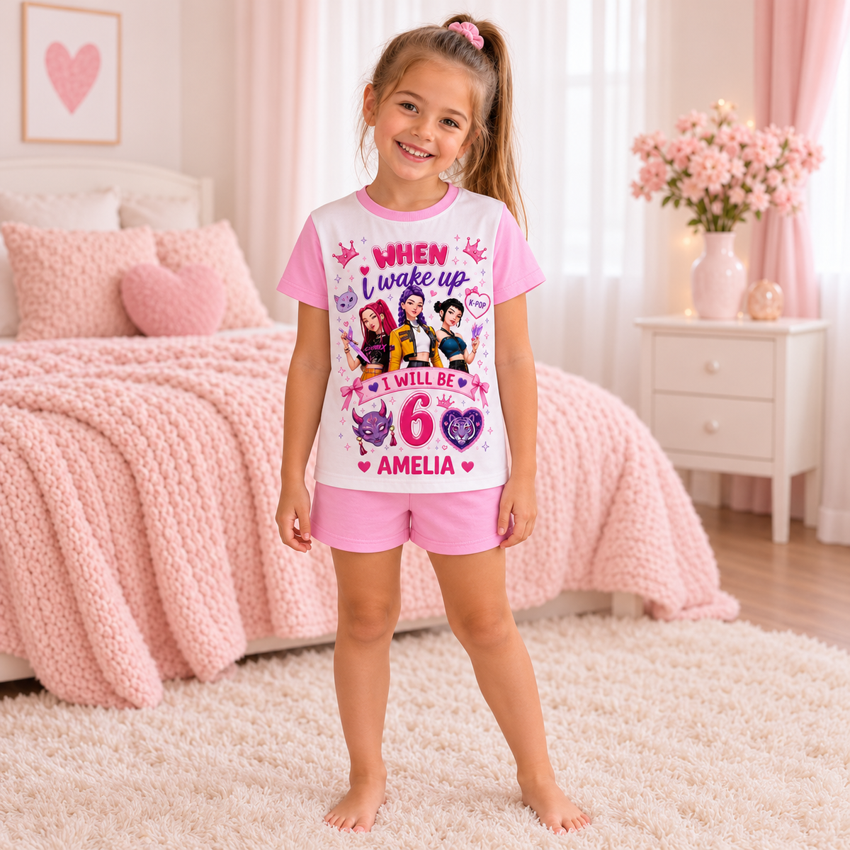 Personalised K-Pop Birthday Pyjamas – When I Wake Up