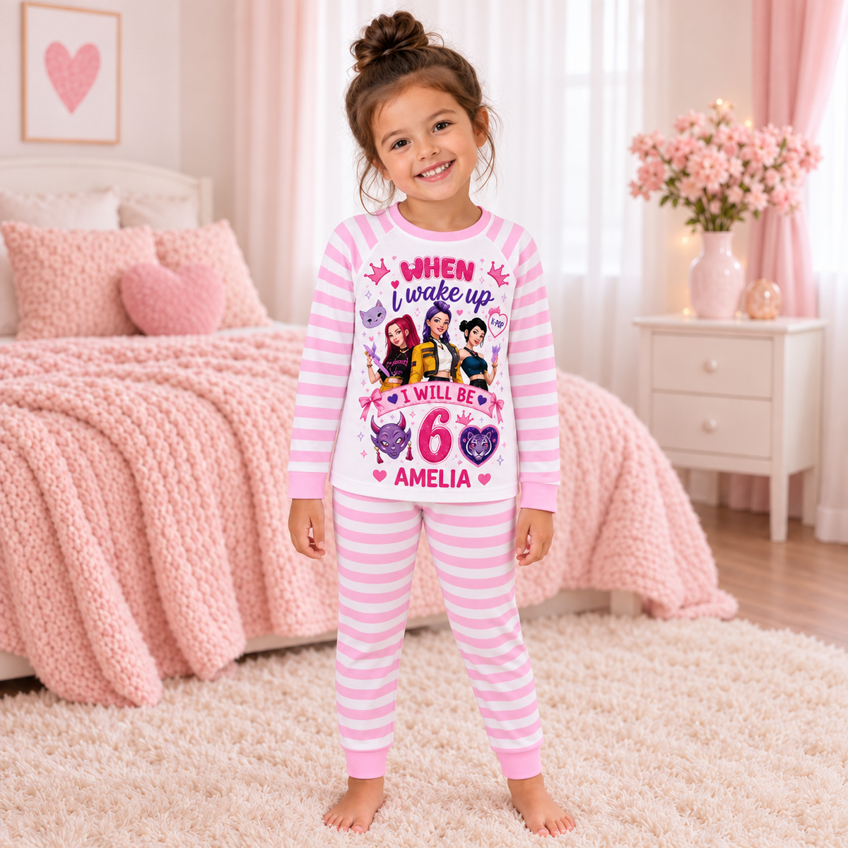 Personalised K-Pop Birthday Pyjamas – When I Wake Up