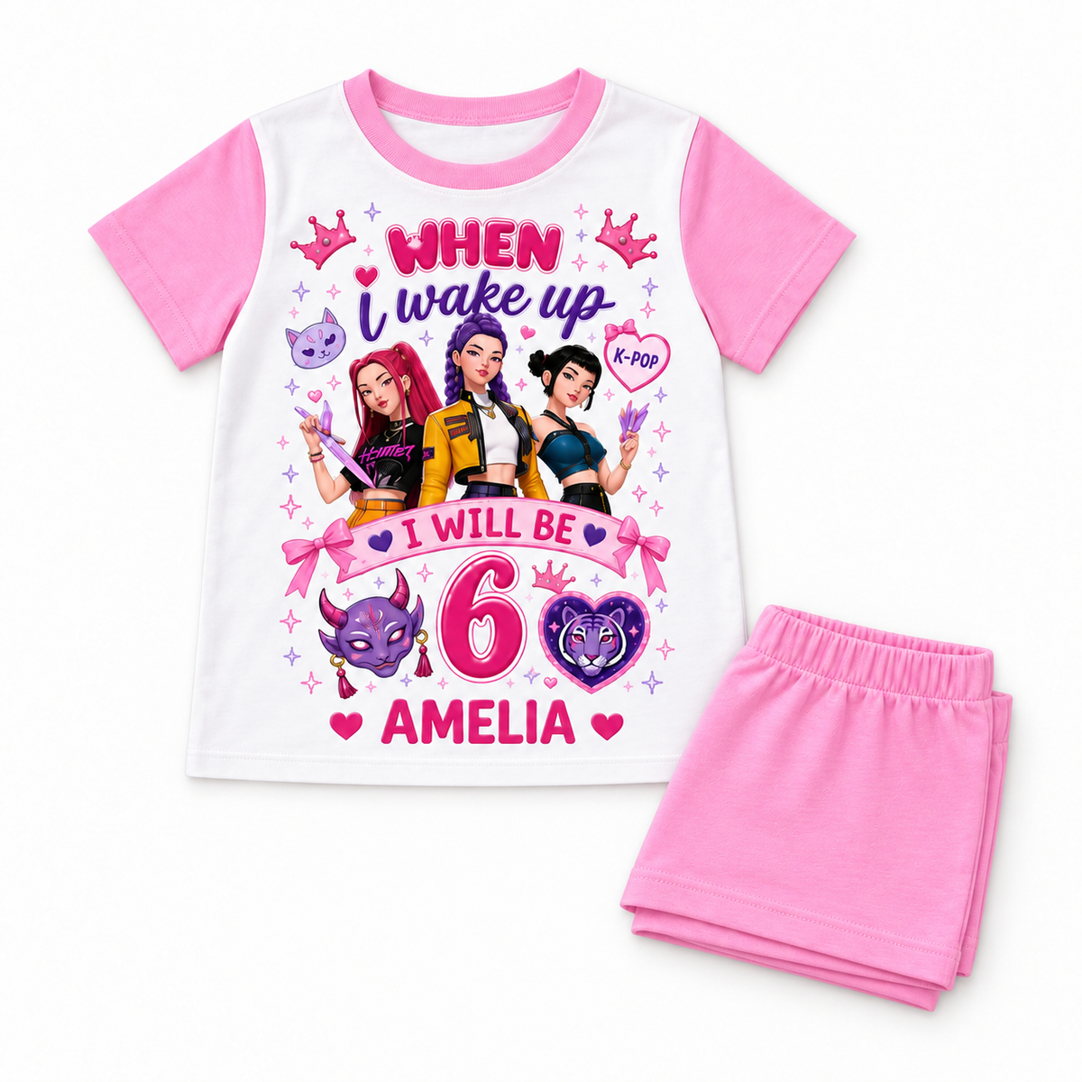 Personalised K-Pop Birthday Pyjamas – When I Wake Up