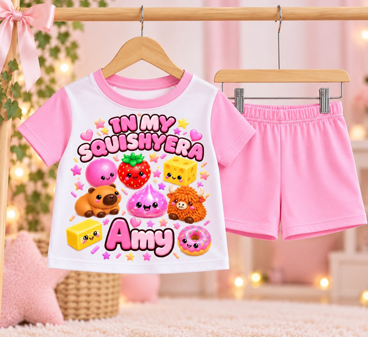 Personalised Girls Squishy Era Pyjamas