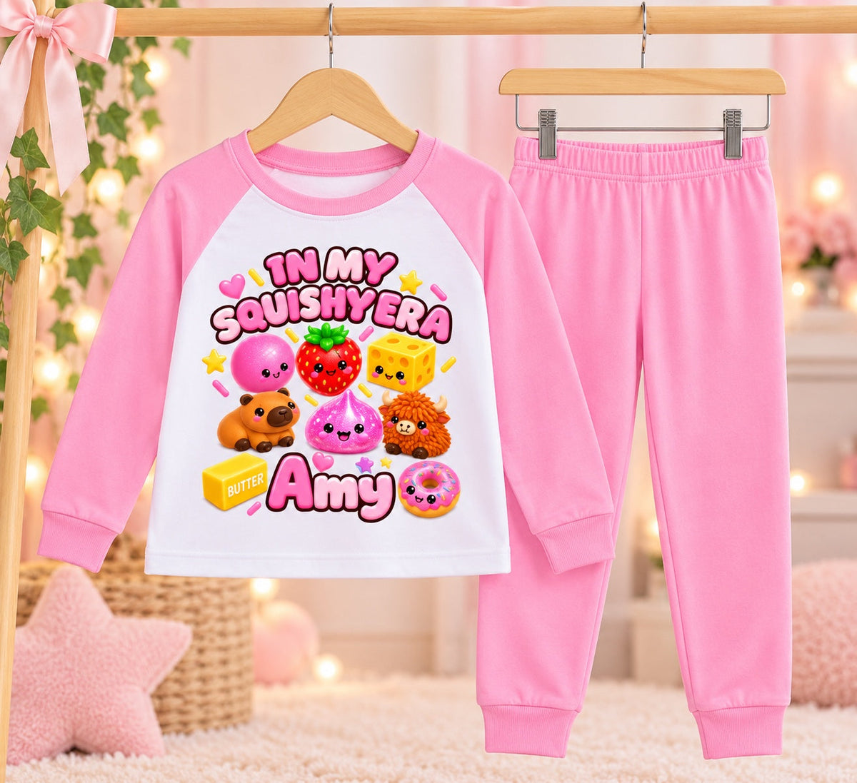 Personalised Girls Squishy Era Pyjamas